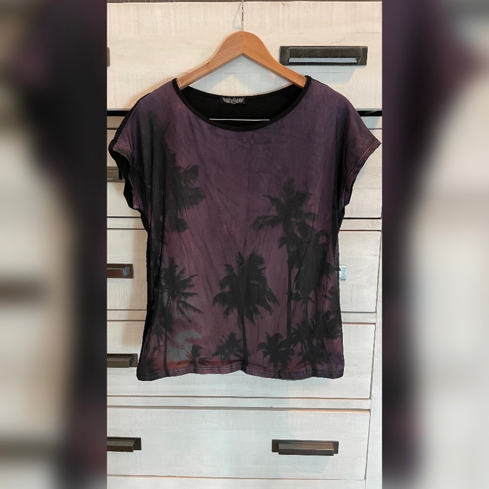 Vanilla Sugar Palm Tree Tee